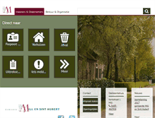 Tablet Screenshot of gemeente-mill.nl